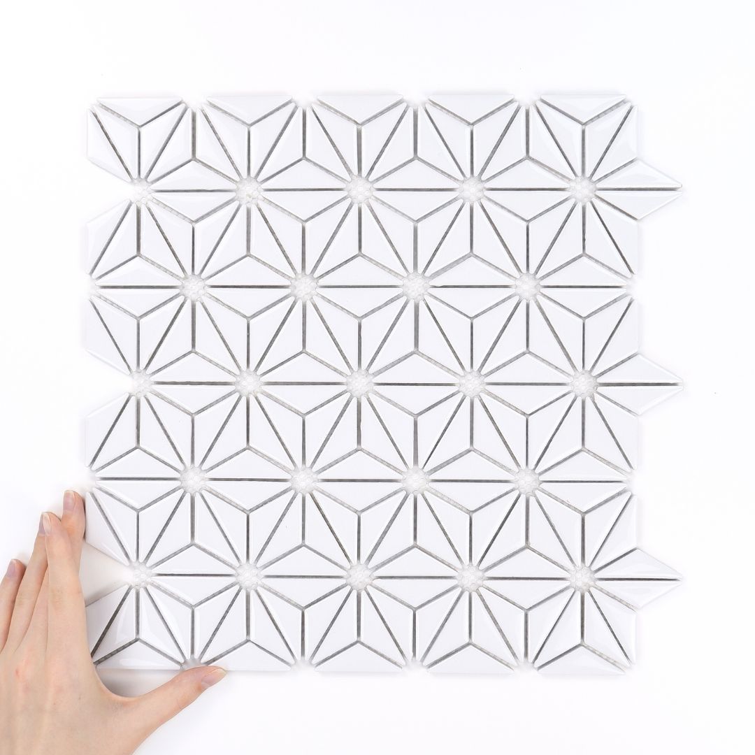 Țiglă Constellation White Lucioasă