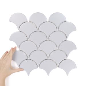 Țiglă Flabellum Grey Mată