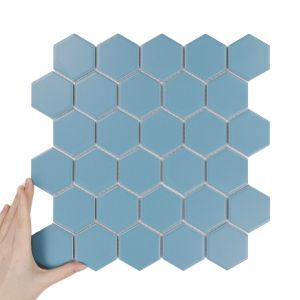Țiglă Hexagon Mare Peacock Mată
