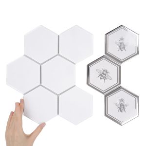 Țiglă 1/3 Hexagon XL Silver Bee