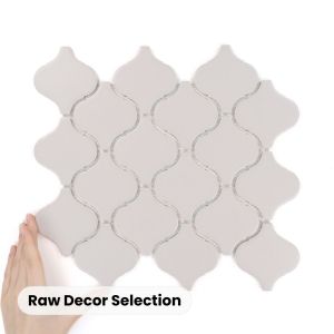 Țiglă Arabesque Mare Gri Deschis Mată