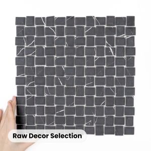 Țiglă Cube Marble Nero Mată