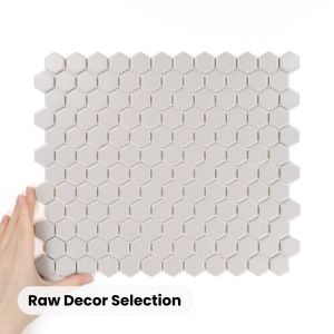 Țiglă Hexagon Mic Gri Deshis Mată