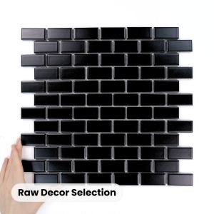 Țiglă Mini Cărămidă Negru Mată