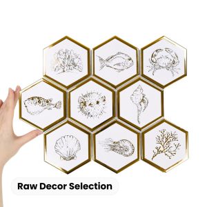Țiglă Hexagon XL Queen Sea Coral