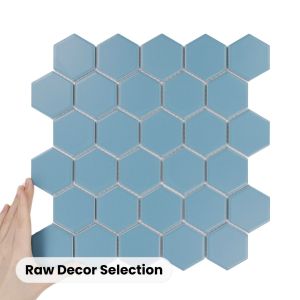 Țiglă Hexagon Mare Peacock Mată
