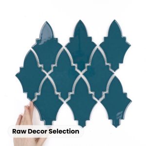 Țiglă Arabesque Shield Ocean Granate Lucioasă