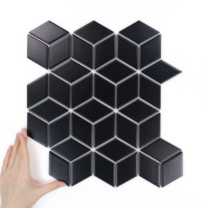 Țiglă Diamond Negru Mată