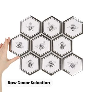 Țiglă Hexagon XL Queen Bee Silver