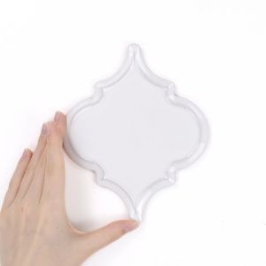 Țiglă Arabesque Carske Alb Lucioasă
