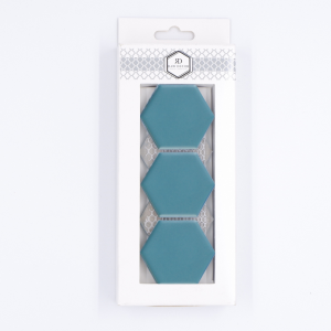 Probă: Hexagon Mare Peacock Mată