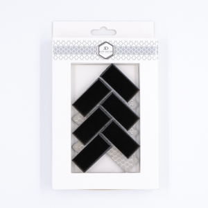 Probă: Herringbone Negru Mată