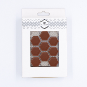 Probă: Hexagon Mic Maro Mată