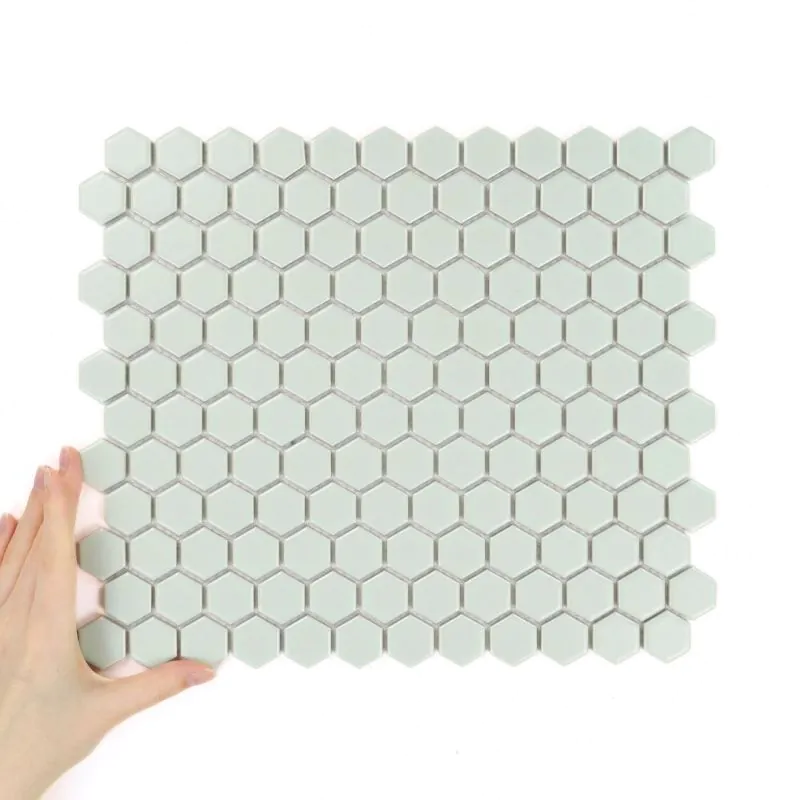 Țiglă Hexagon Mic Fistic Mată