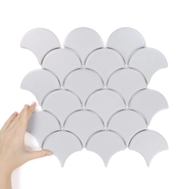 Țiglă Flabellum Grey Mată