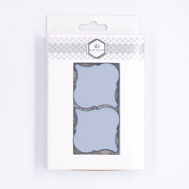 Probă: Arabesque Mediu Baby Blue Lucioasă