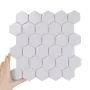 Țiglă Hexagon Mare Gri Deschis Lucioasă
