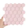 Țiglă Hexagon Mare Roz Mată