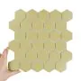 Țiglă Hexagon Mare Golden Olive Mată