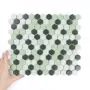 Țiglă Hexagon Mic Verde Mix Mată