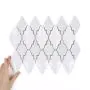 Plăci Arabesque Mirage Alb Lucios