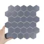 Țiglă Hexagon Mare Gri Închis Mată
