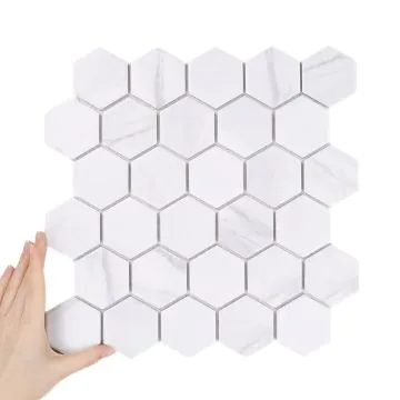 Țiglă Hexagon Mare Marble Mată