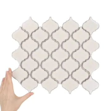 Țiglă Arabesque Mediu Cremă Lucioasă