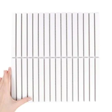 Țiglă Stick Alb Lucioasă