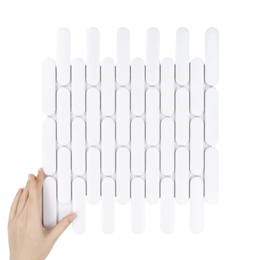 Țiglă Eclair Cherie White Mată