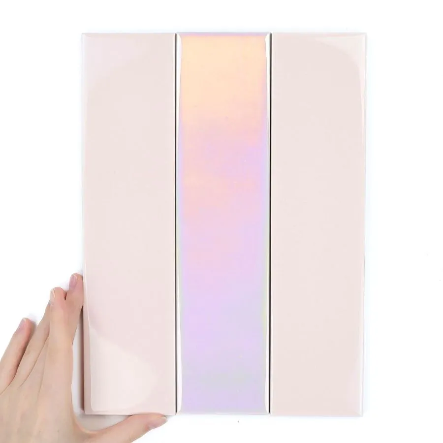 Țiglă Metropolis Holo Pink Lucioasă (pachet de 3 plăci)