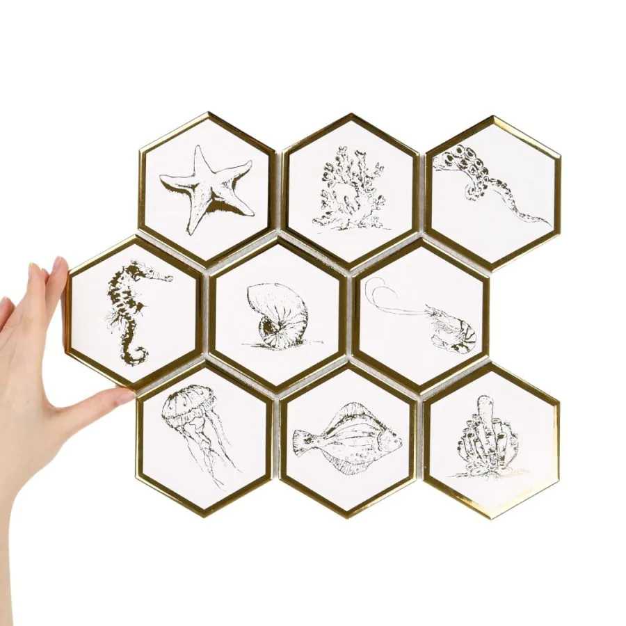 Țiglă Hexagon XL Queen Sea Octopus