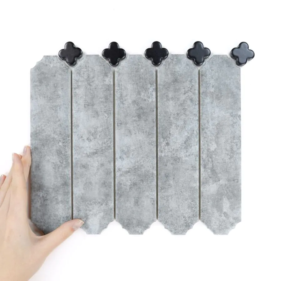 Țiglă Cecile Concrete Mată Trifoi Negru