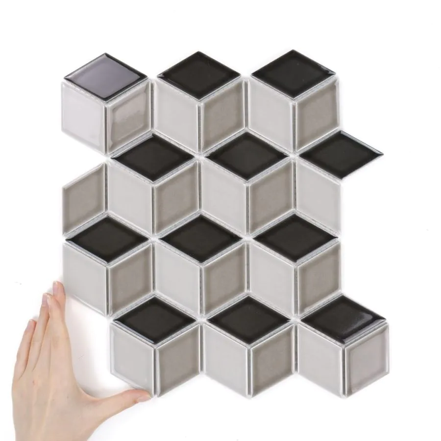 Țiglă Diamond Art Deco Lucioasă