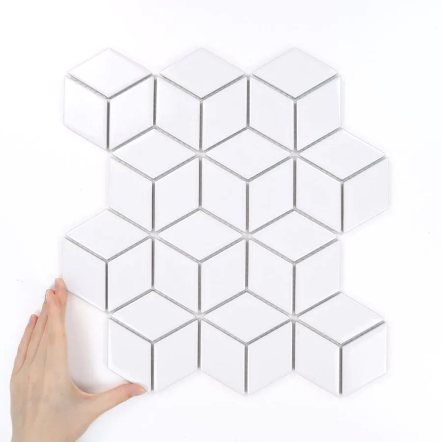 Țiglă Diamond White Star Lucioasă