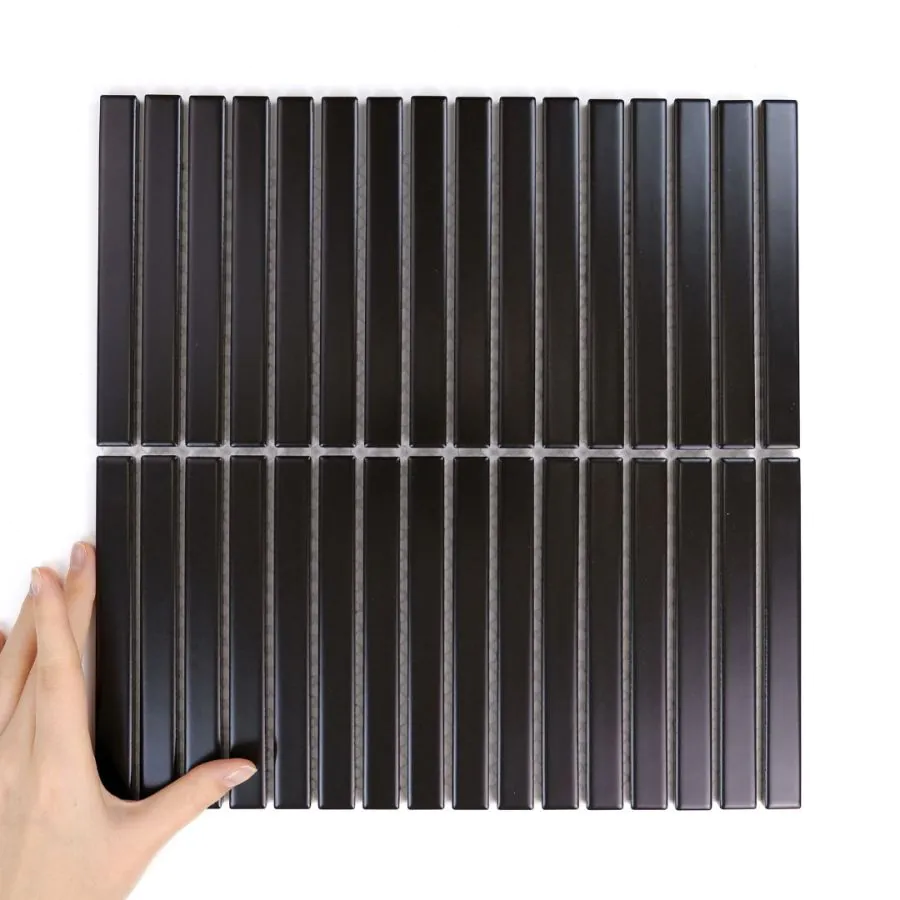 Țiglă Stick Negru Mată