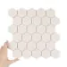 Aktualnie wybrany produkt: Țiglă Hexagon Mare Cremă Antiderapantă