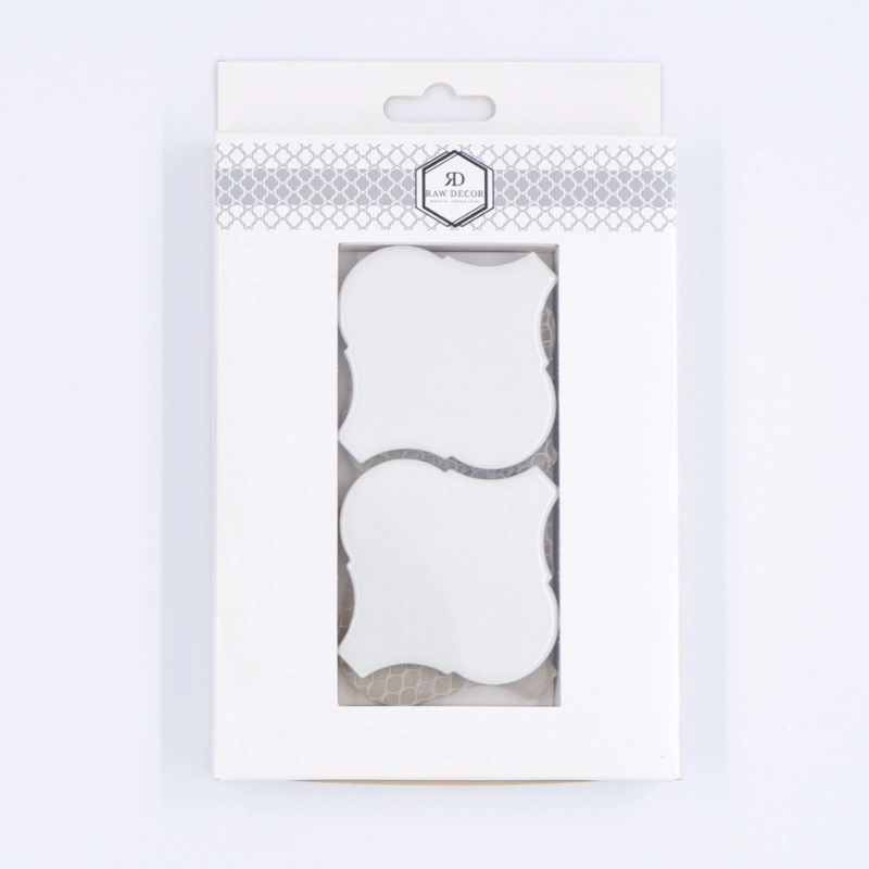 Probă: Arabesque Mare Alb Mată