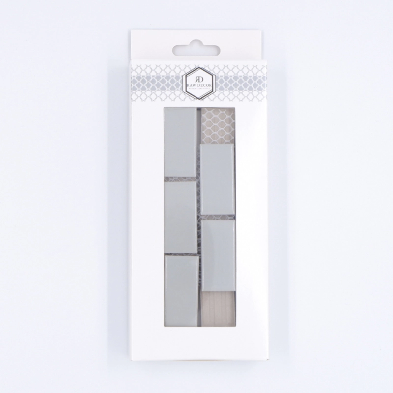 Probă: Mini Cărămidă Gri Deshis Lucioasă