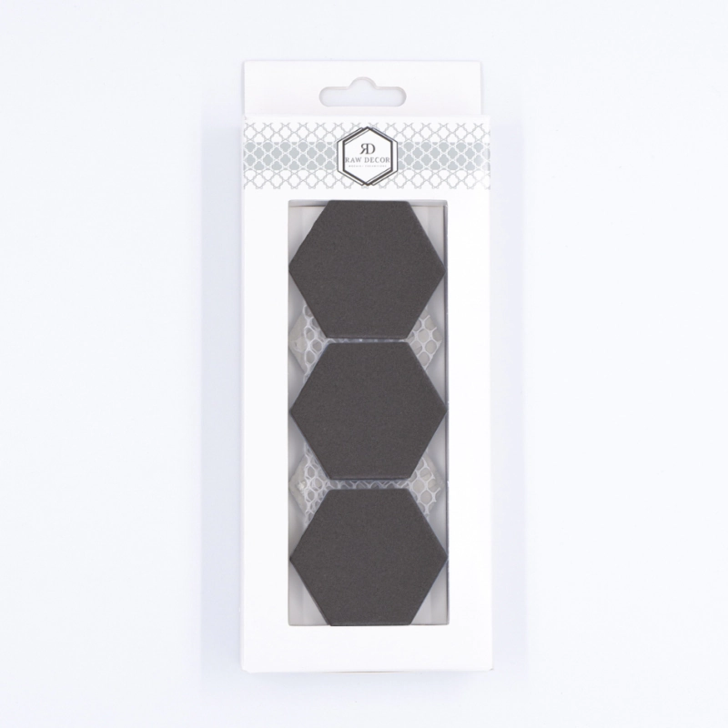 Probă: Hexagon Mare Antracit Antiderapantă