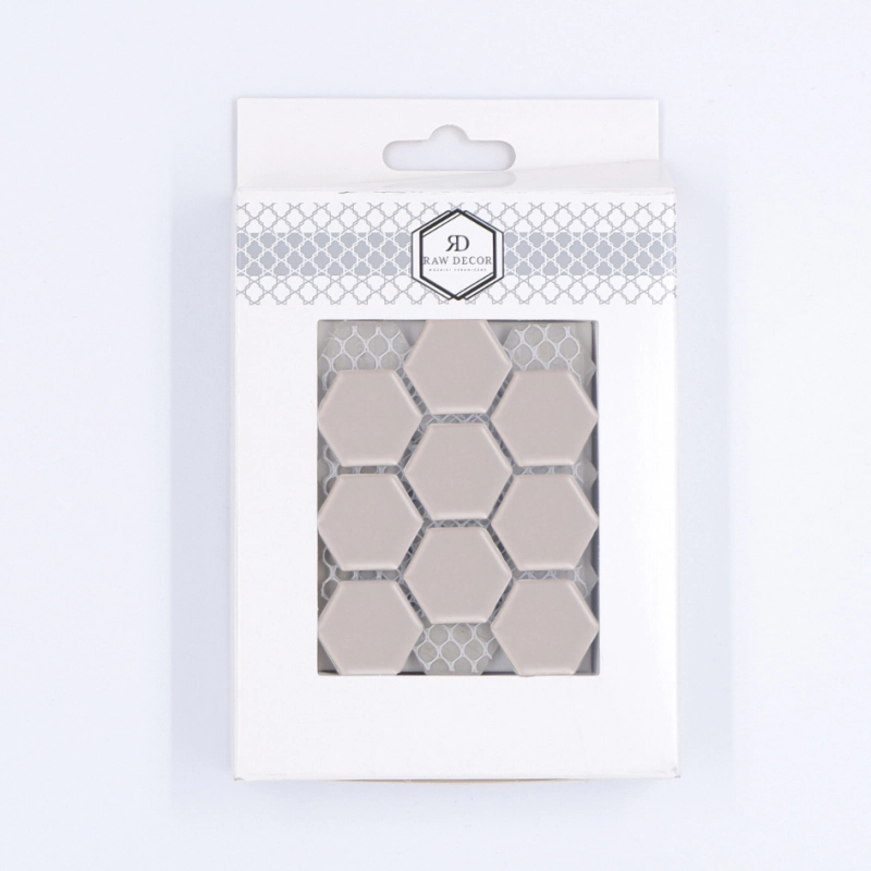 Probă: Hexagon Mic Gri Deshis Mată