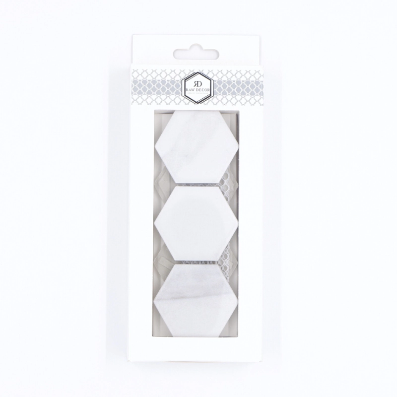 Probă: Hexagon Mare Marble Mată