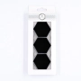 Probă: Hexagon Mare Negru Mată