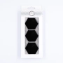 Probă: Hexagon Mare Negru Lucioasă