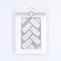 Probă: Herringbone Alb Mată