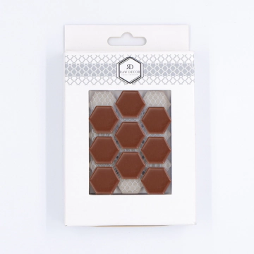 Probă: Hexagon Mic Maro Mată